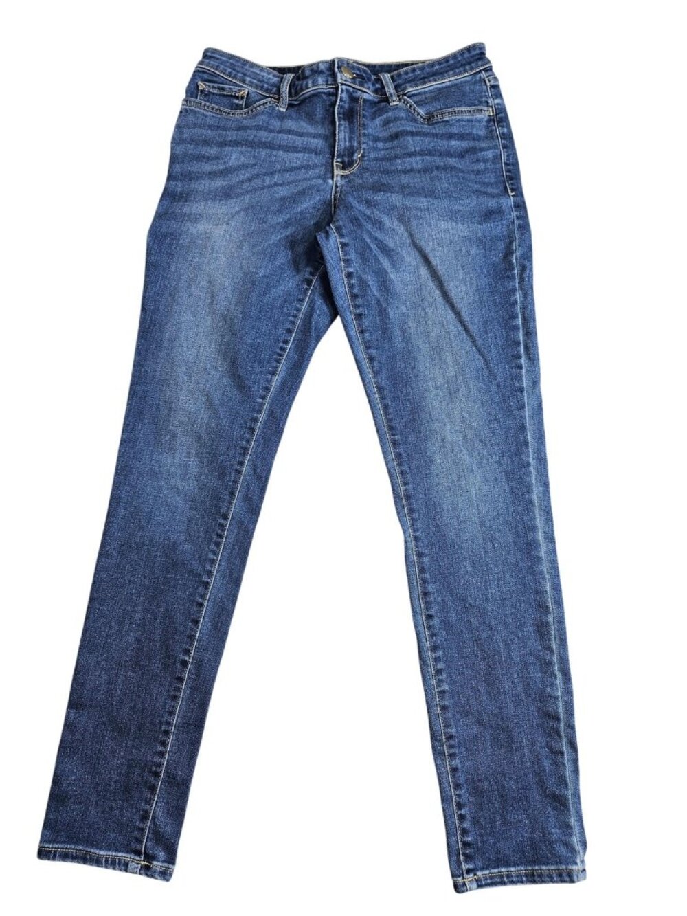 A.n.a Mid Rise Jegging Jeans Womens 8 Blue Med Wash‎ Stretch Denim Slim Casual